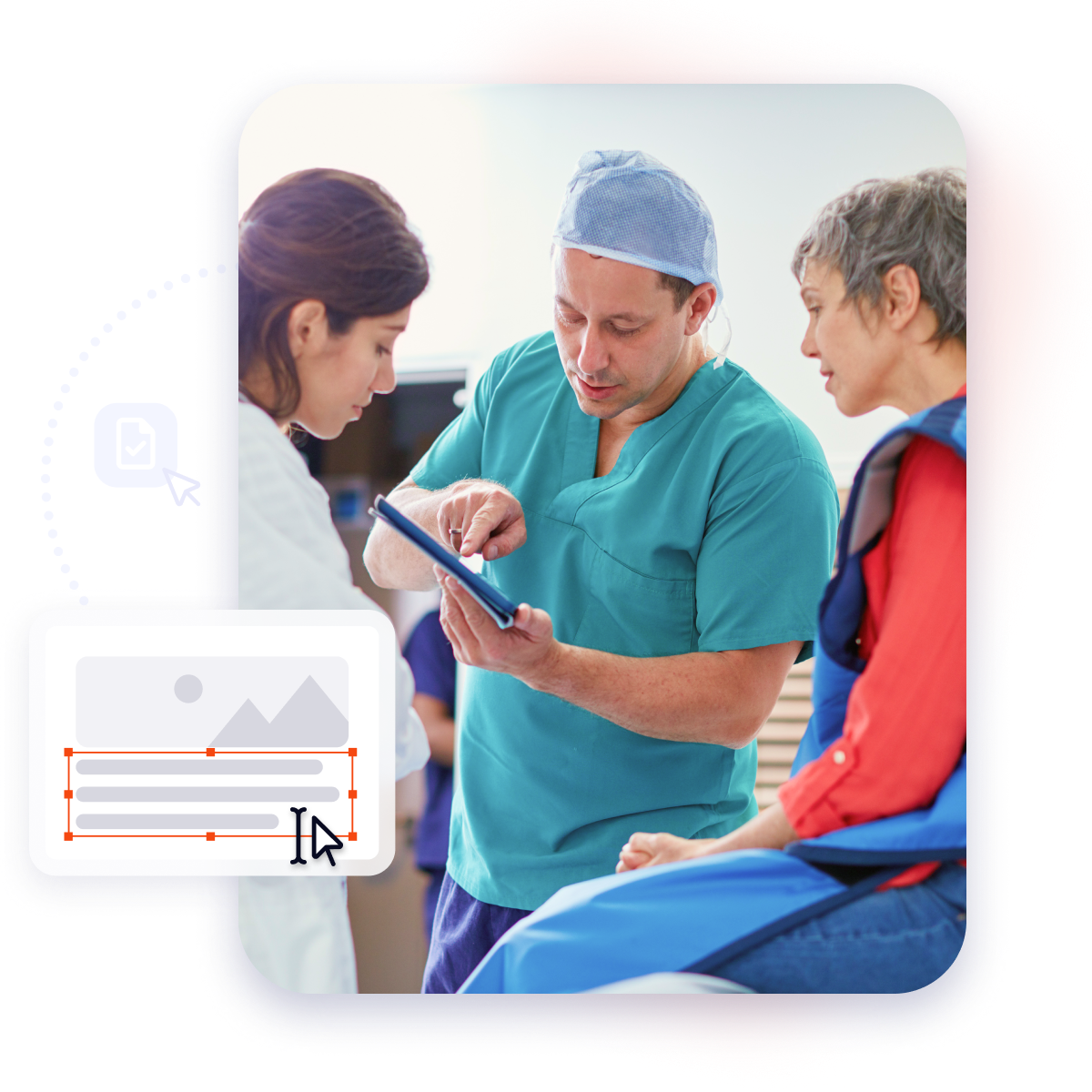 Inline Photo-streamlined patient care